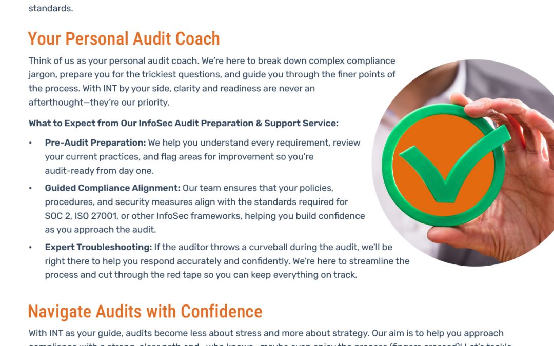 InfoSec Audit Preparation & Support